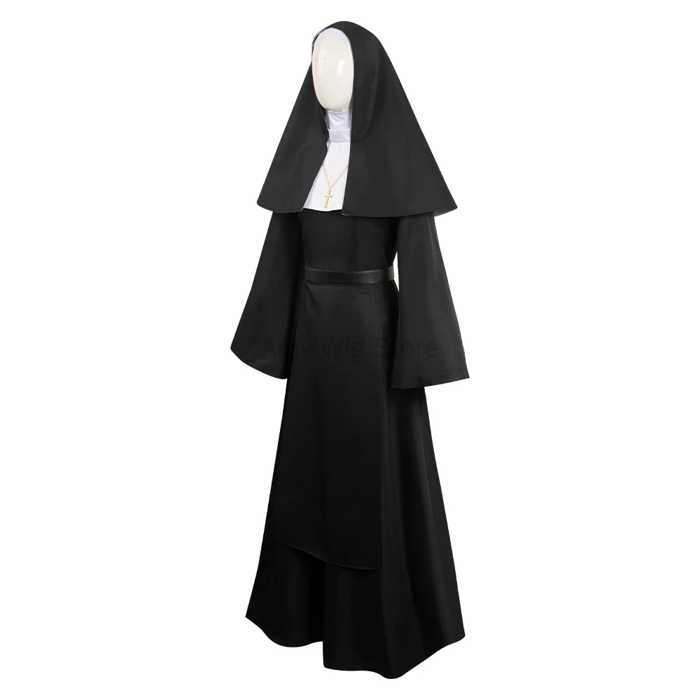 Anime Cosplay Nun - 여성용 무서운 할로윈 의상 플러스 사이즈
