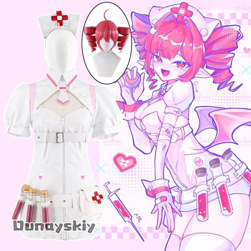 Anime Cosplay Nurse - Buro 코스프레 의상 가상 아이돌 코스프레
