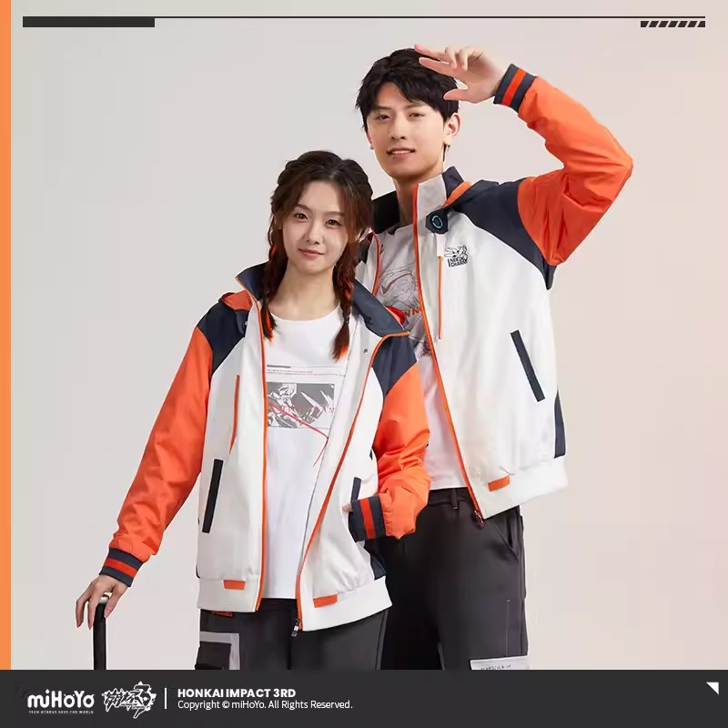 Anime Cosplay Couple - miHoYo 게임 키아나 코트 혼카이 임팩트