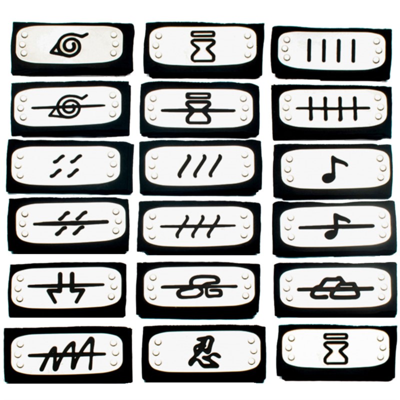 Naruto Headband Metal - 애니메이션 나루토 머리띠 코스프레 우즈마키 아카츠키