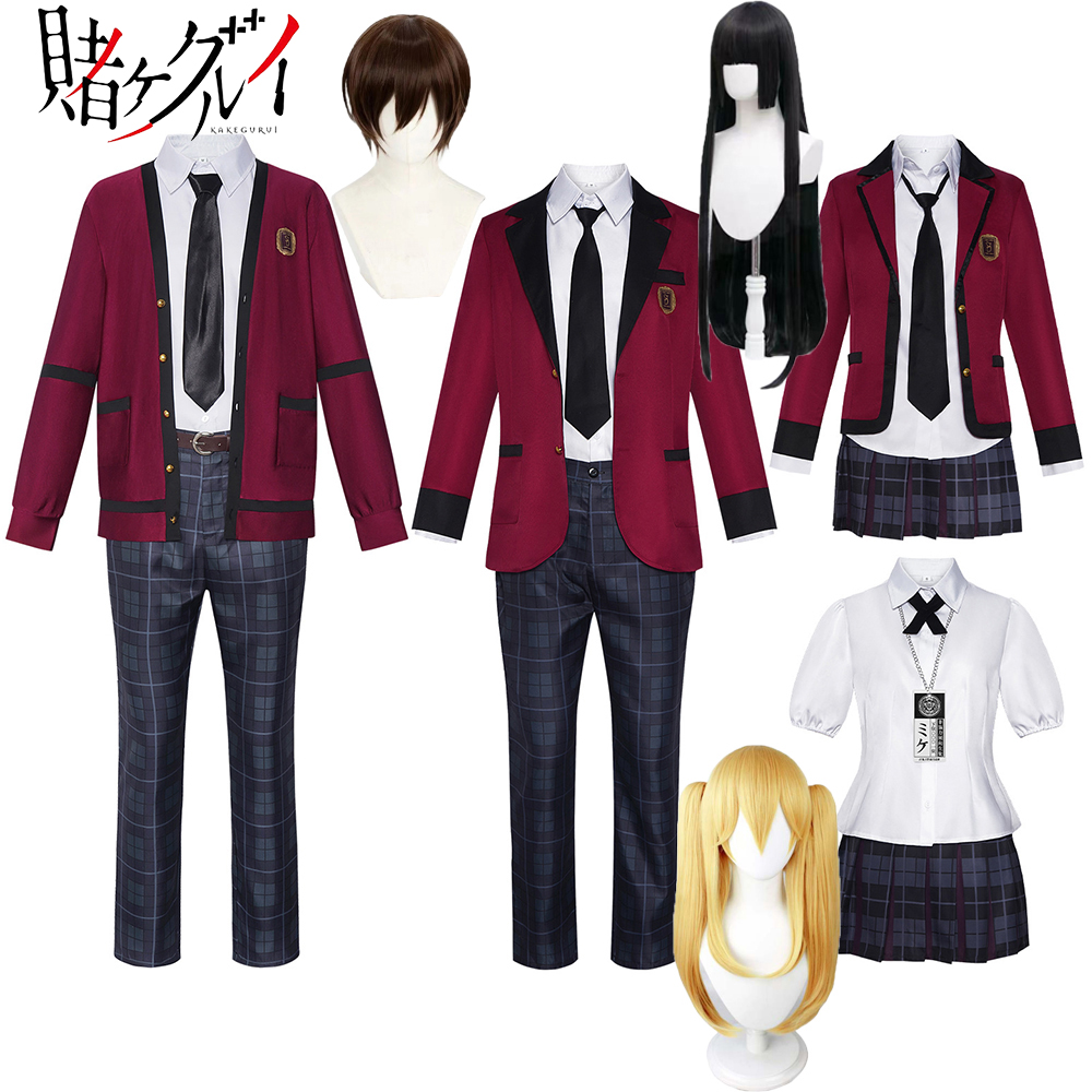 Anime Cosplay Yumeko - 자바미 유메코 코스프레 애니메이션 카케구루이 료타
