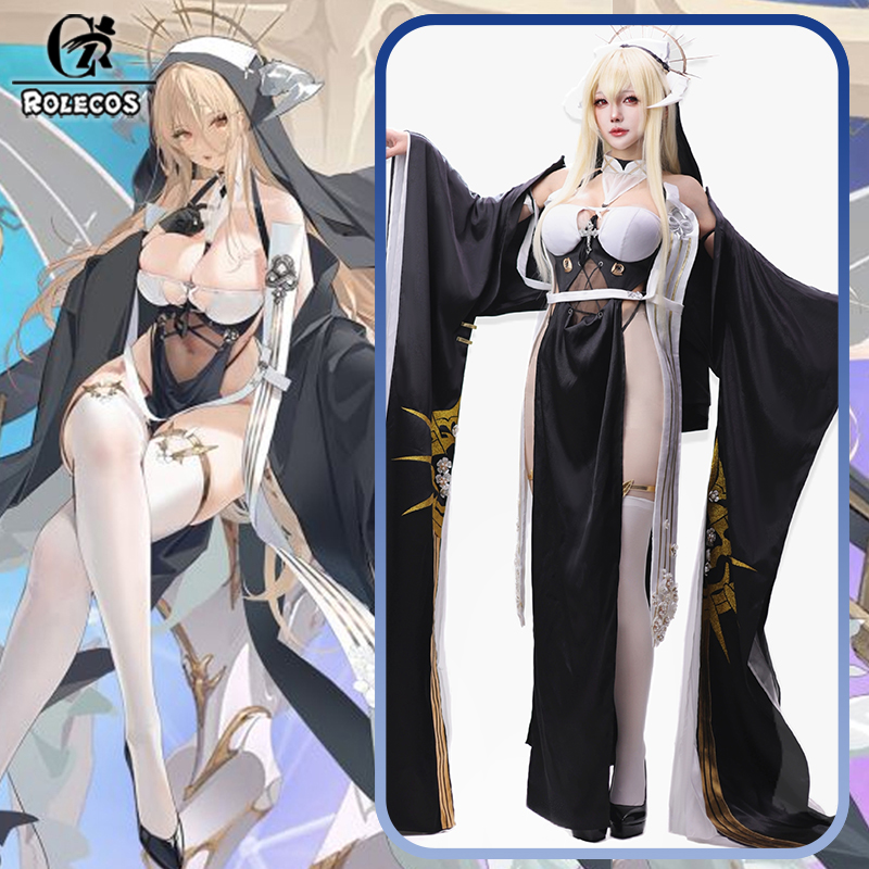 Anime Cosplay Nun - ROLECOS 게임 Azur Lane HMS Implacable