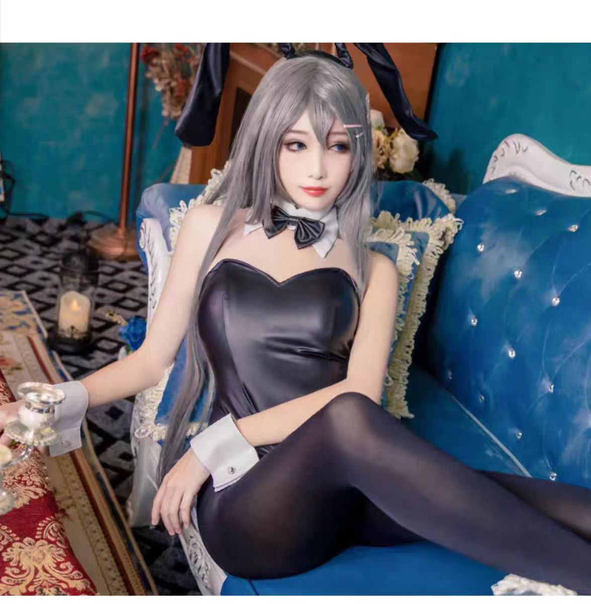 Anime Cosplay Girls - 섹시한 버니걸 사쿠라지마 마이 코스프레 의상
