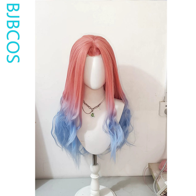 Cosplay Anime Pink Hair - 스타일링된 가발 ‌ 미지 코스프레 가발