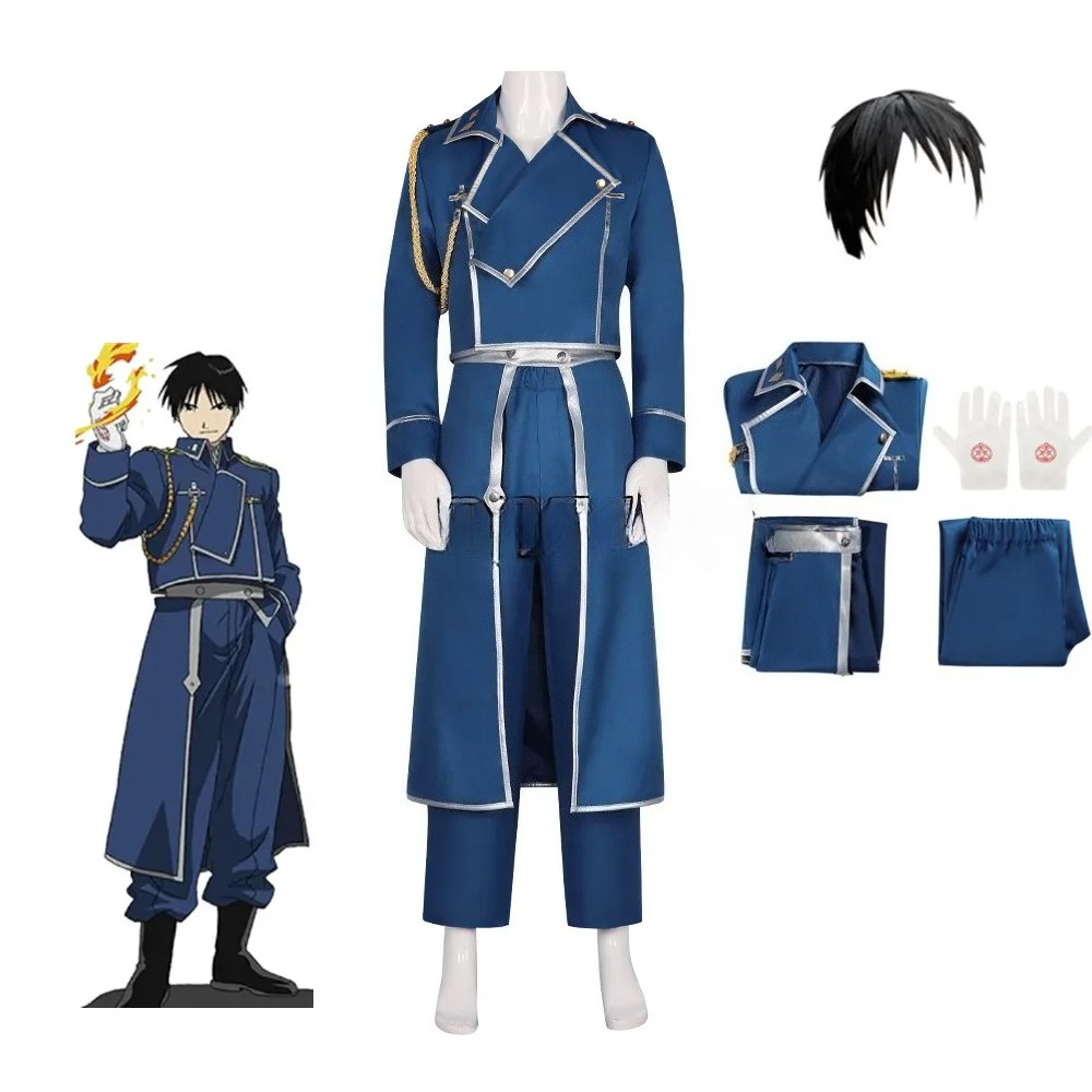 Fullmetal Alchemist Coat - 애니메이션 강철의 연금술사 코스프레 로이 머스탱