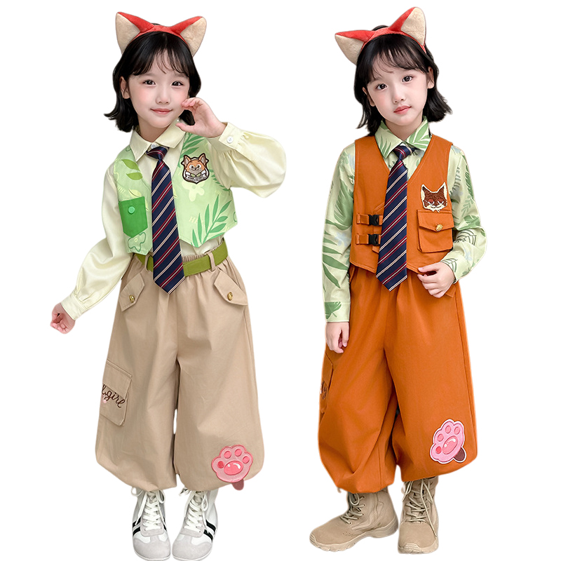 Anime Cosplay Little Girl - Zootopia 2 폭스 닉 코스프레 의상