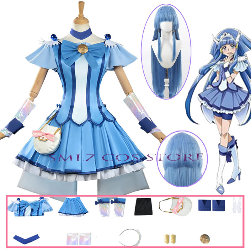Anime Cosplay Girl Costume - 큐어 뷰티 코스프레 애니메이션 스마일 글리터