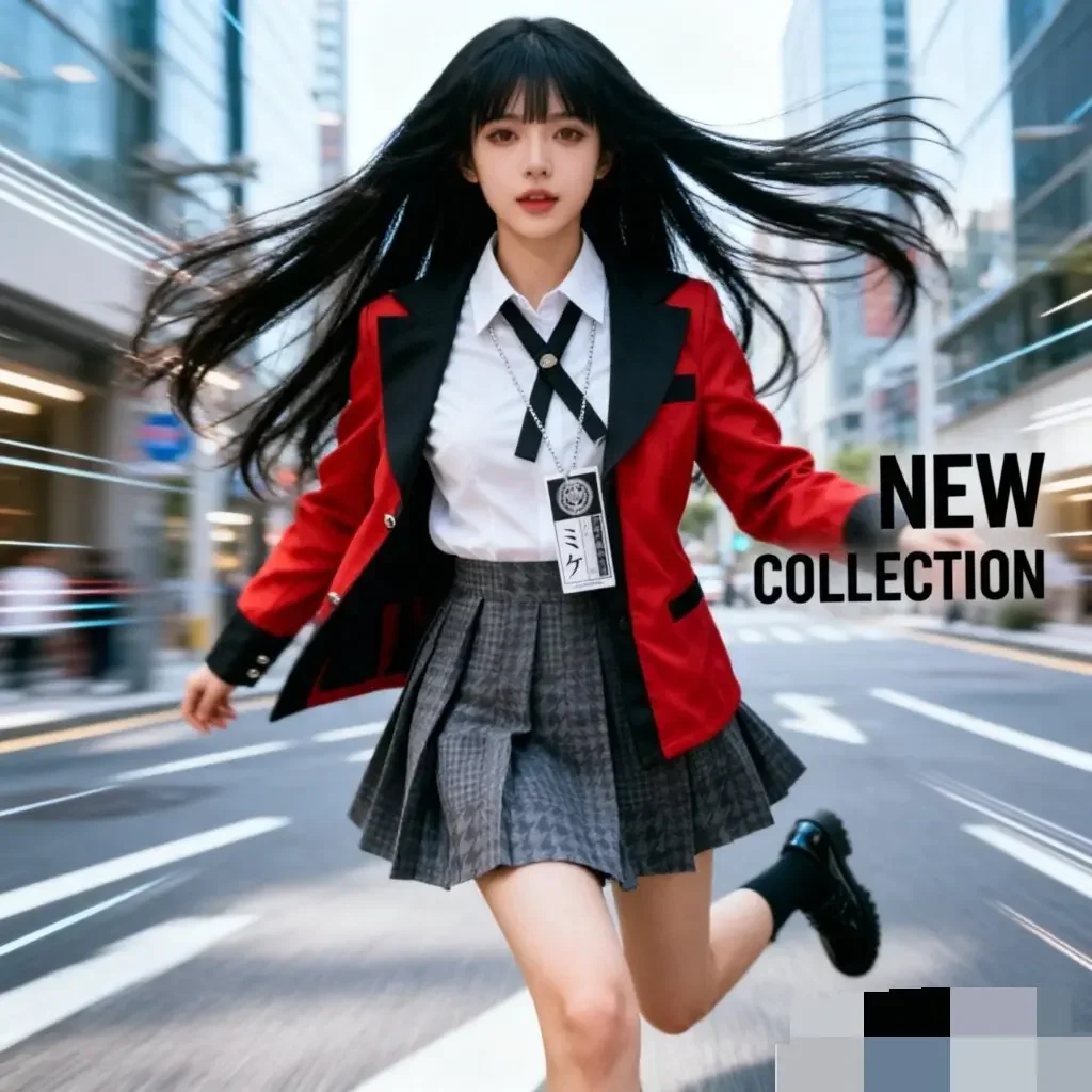 Anime Cosplay Yumeko - 애니메이션 카케구루이 자바미 유메코 코스프레 의상