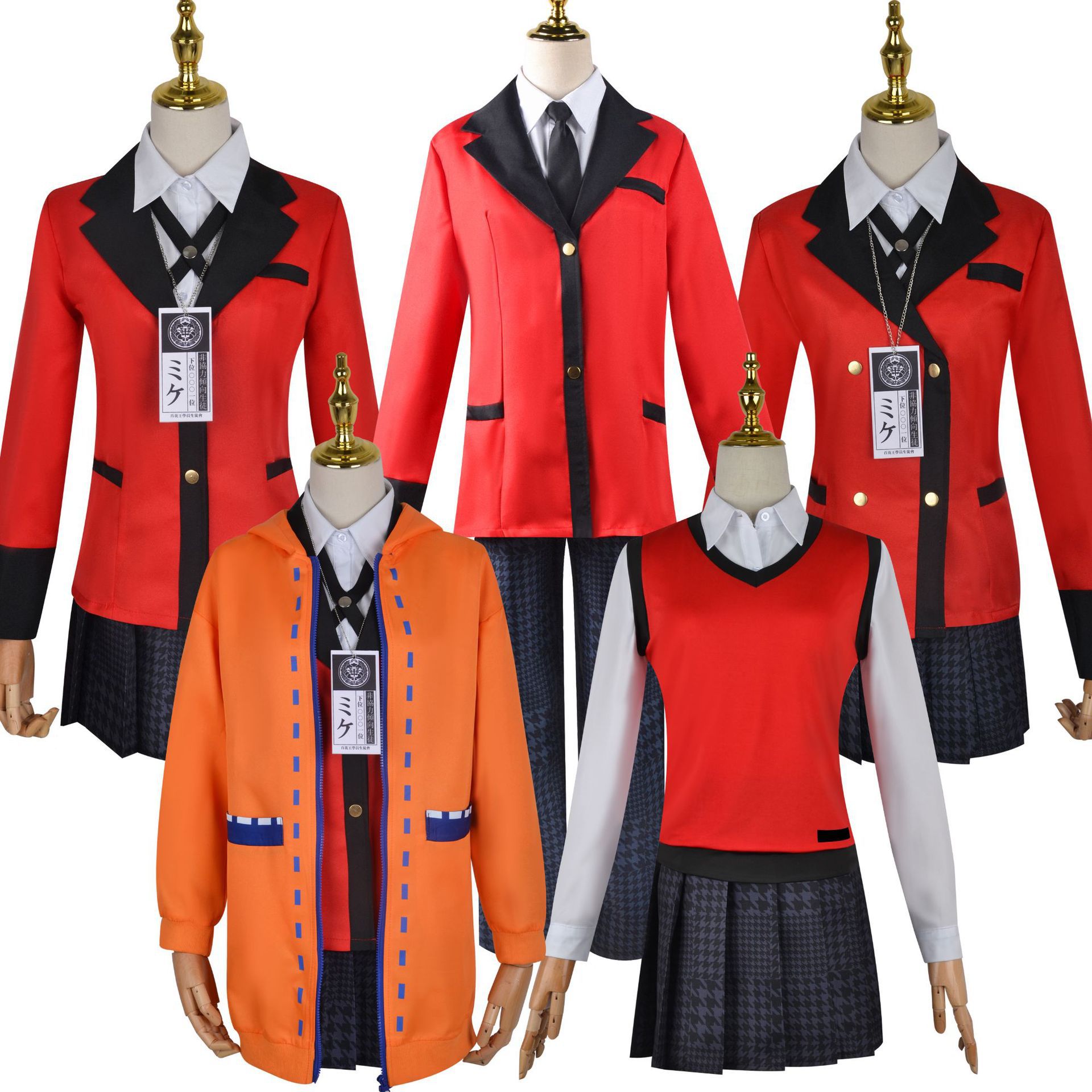 Anime Cosplay Yumeko - Kakegurui 애니메이션 코스프레 의상 Yumeko Jabami