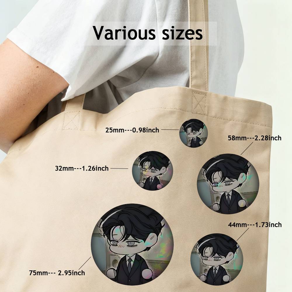 한국 만화 시들어가는 꽃에 눈물을 흘리는 그림 브로치  - Cosplay Korean Anime 리뷰 및 가격