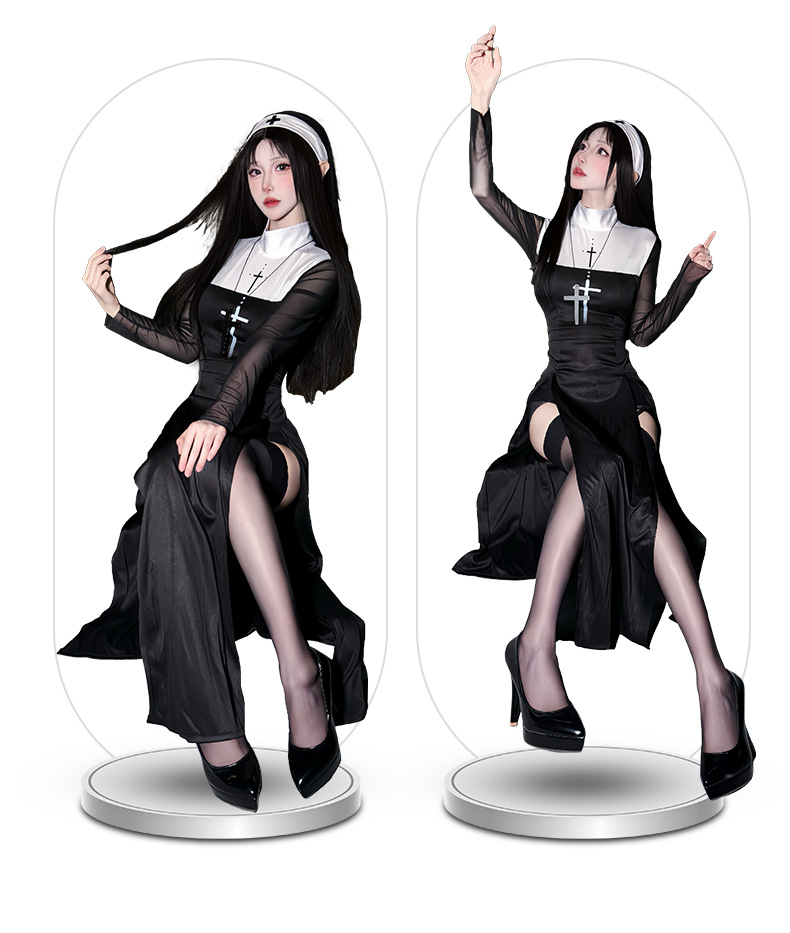 2026년 할로윈 성인 코스프레 섹시 수녀 의상 수녀  - Anime Cosplay Nun 리뷰 및 가격