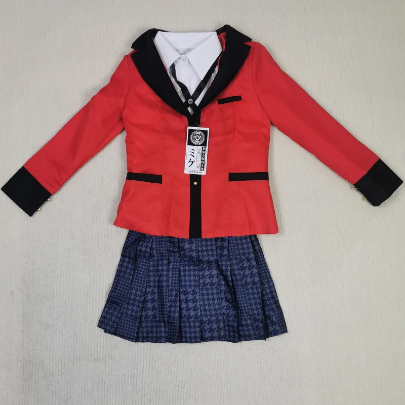 유메코 자바미 코스프레 의상 학교 교복 자바미 유메코  - Anime Cosplay Yumeko 리뷰 및 가격