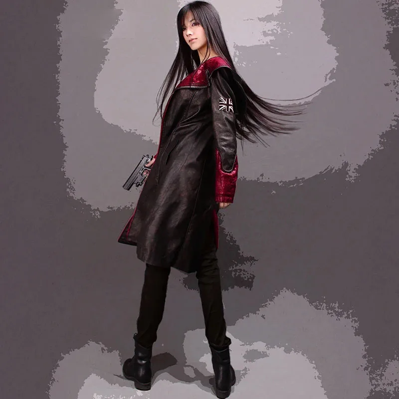 여성을위한 민소매 스웨터 조끼와 코스프레 의상 가죽 트 - Fullmetal Alchemist Coat 리뷰 및 가격