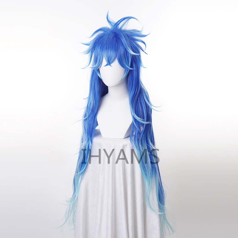Idia 슈라우드 가발 코스프레 헤라클레스 하데스 합성 - Anime Cosplay Blue Hair 리뷰 및 가격