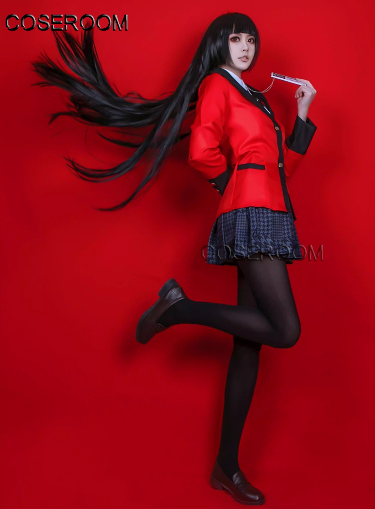 애니메이션 카케구루이 강박 도박꾼 자바미 유메코 코스프 - Anime Cosplay Yumeko 리뷰 및 가격