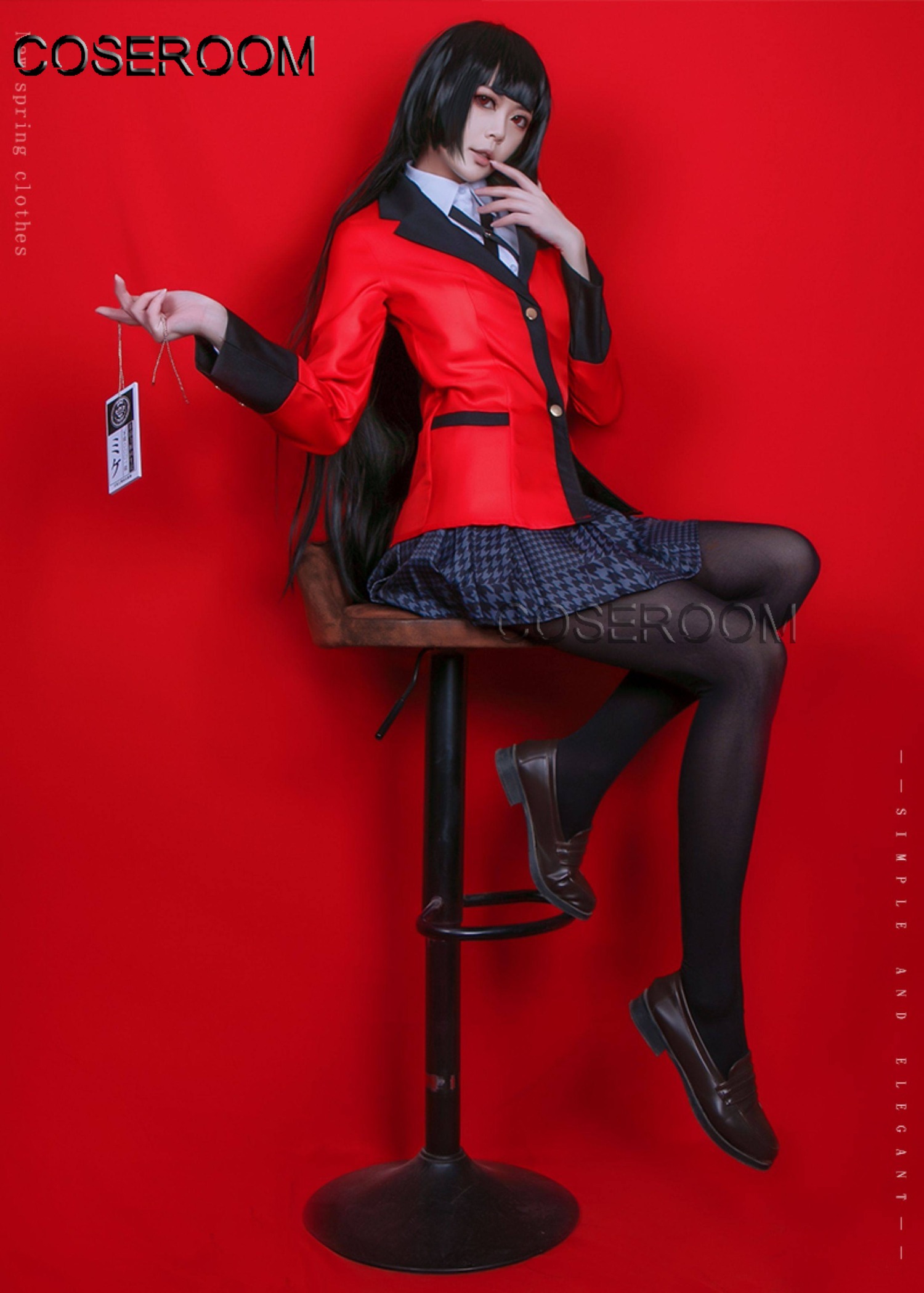 애니메이션 카케구루이 강박 도박꾼 자바미 유메코 코스프 - Anime Cosplay Yumeko 리뷰 및 가격