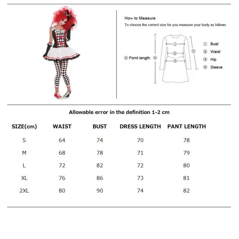 여성 할리 할리퀸 광대 괴물 의상 할로윈 조커 퀸 잭  - Anime Harley Quinn Cosplay 리뷰 및 가격