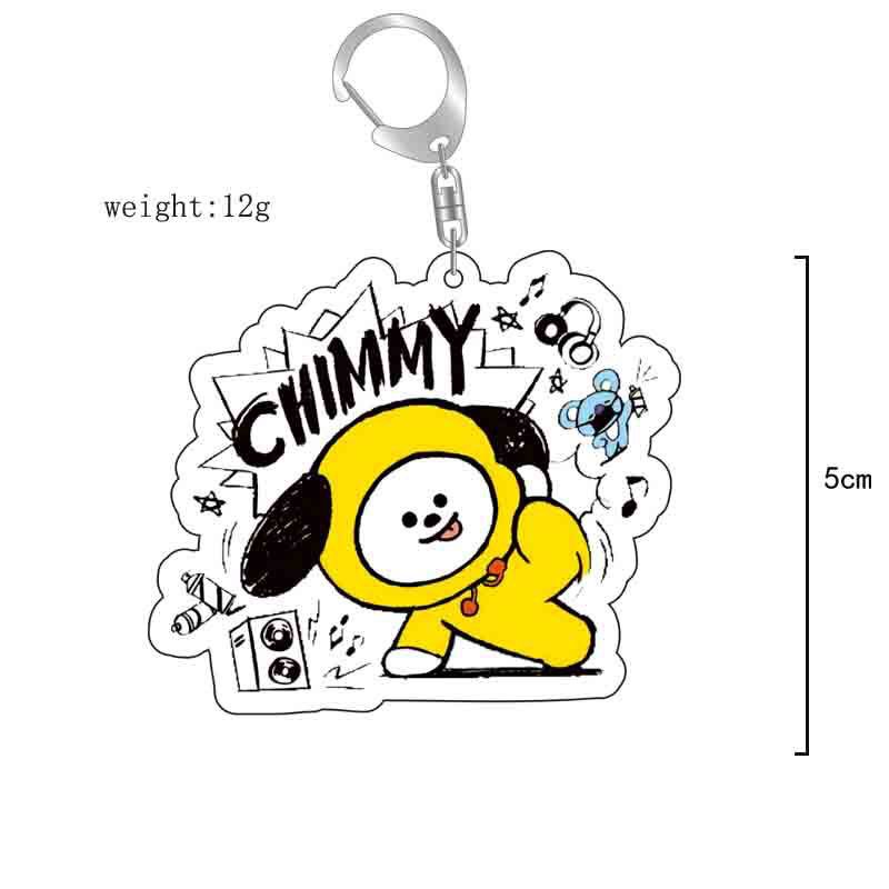 BT21 애니메이션 만화 귀여운 아크릴 키체인 BTS  - Anime Cosplay Girlfriend 리뷰 및 가격