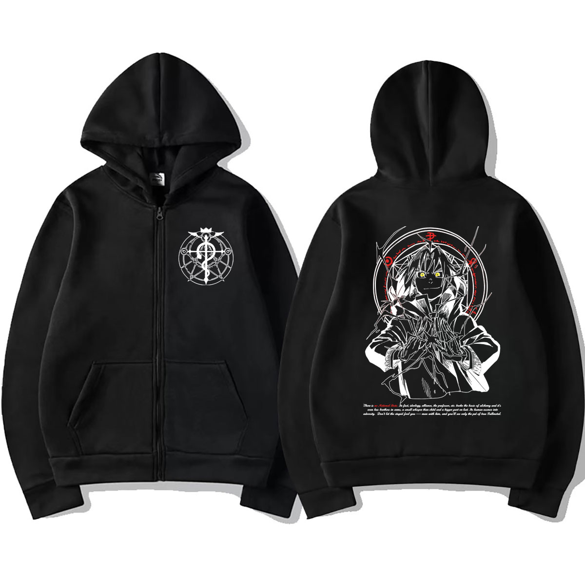 애니메이션 풀메탈 알chemist 지퍼 후드티 만화 에 - Fullmetal Alchemist Coat 리뷰 및 가격
