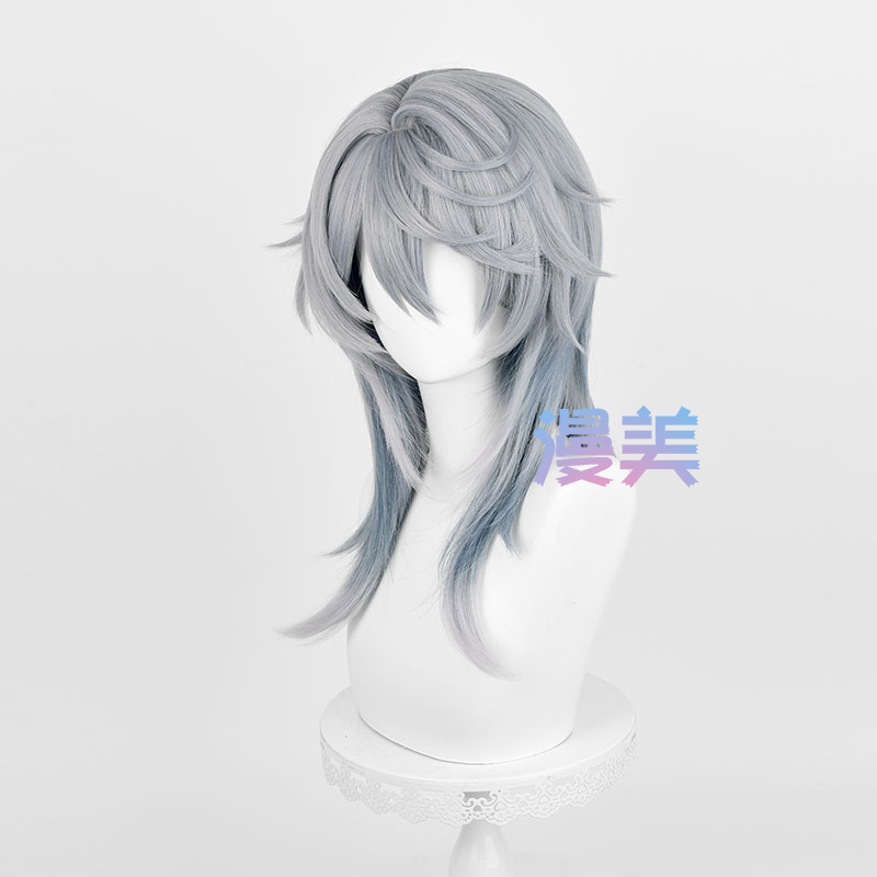 HSR 일요일 코스프레 가발 52cm 그레이 블루 그라 - Anime Cosplay Blue Hair 리뷰 및 가격