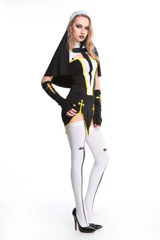2026 섹시한 수녀 수석 수녀 의상 카니발 할로윈 교 - Anime Cosplay Nun 리뷰 및 가격