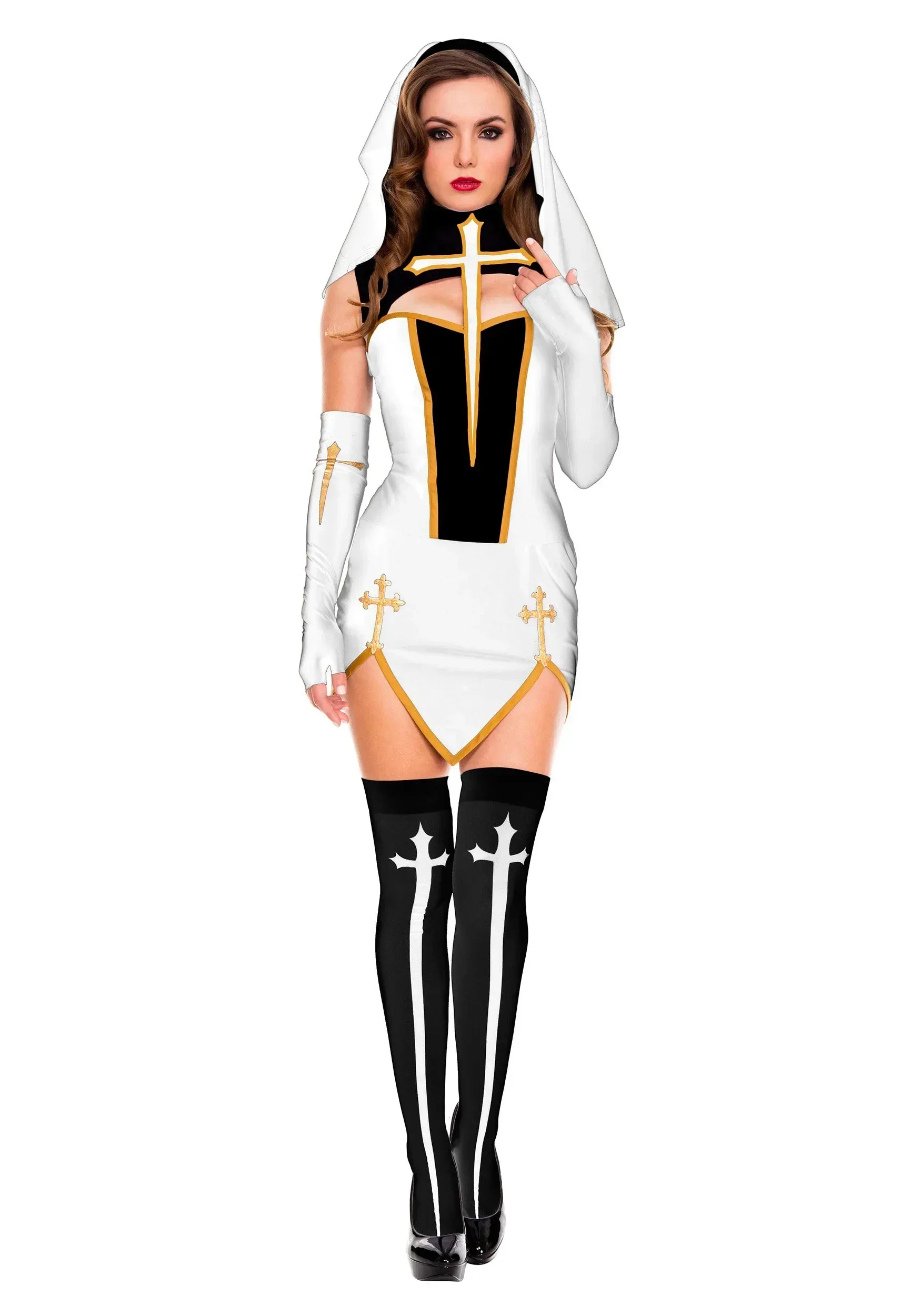 2026 섹시한 수녀 수석 수녀 의상 카니발 할로윈 교 - Anime Cosplay Nun 리뷰 및 가격