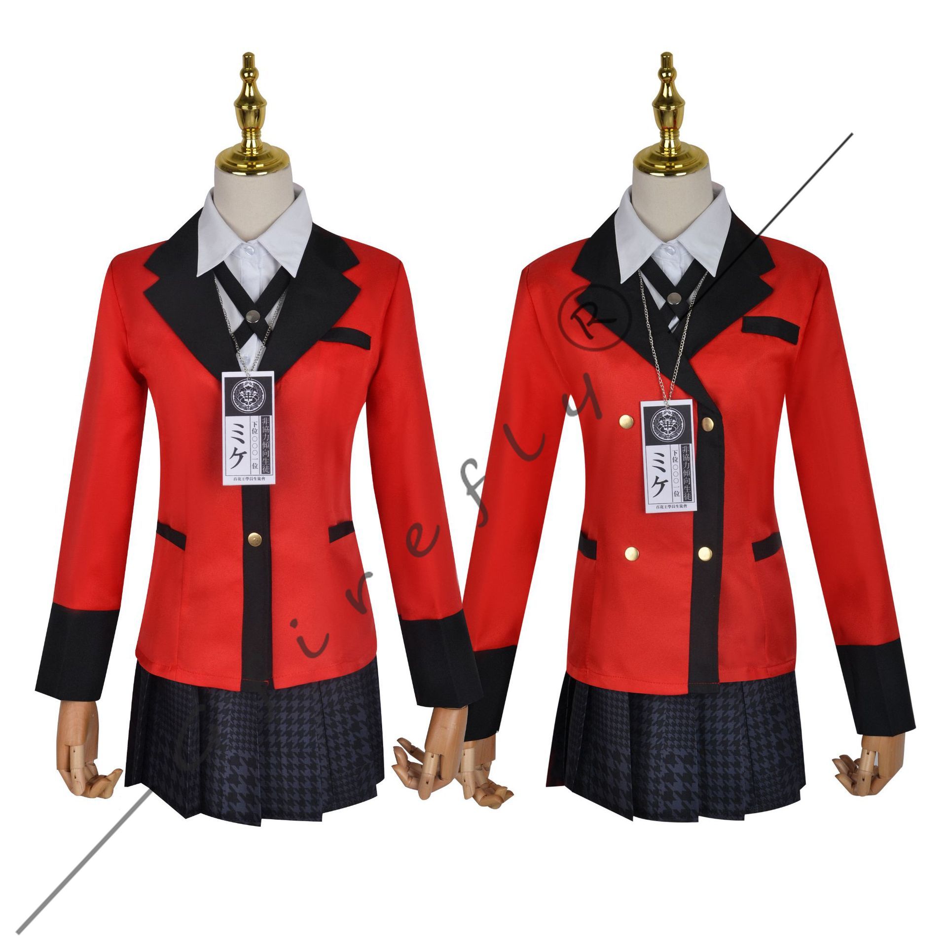 Kakegurui 코스프레 의상 Jyabami Yume - Anime Cosplay Yumeko 리뷰 및 가격
