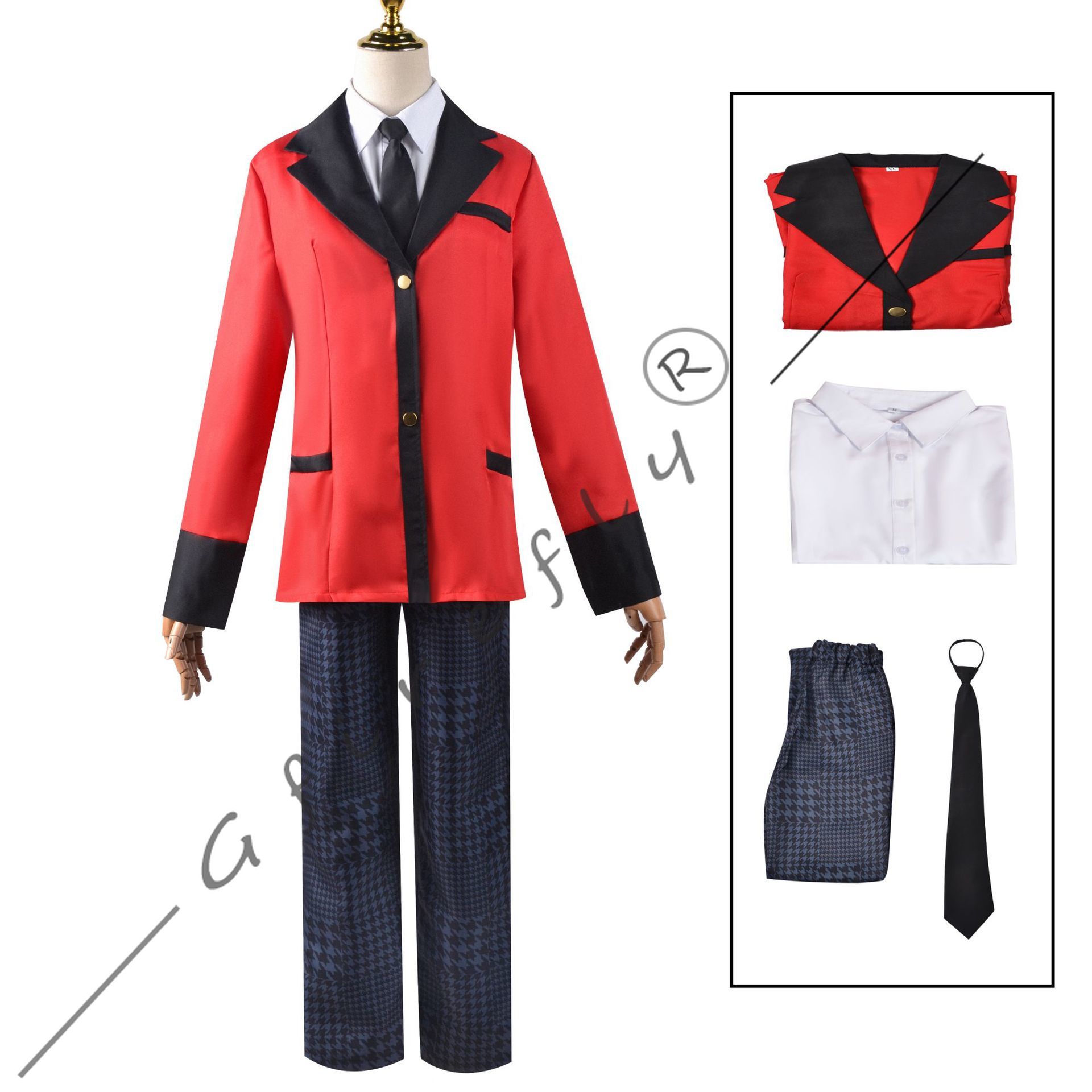 Kakegurui 코스프레 의상 Jyabami Yume - Anime Cosplay Yumeko 리뷰 및 가격