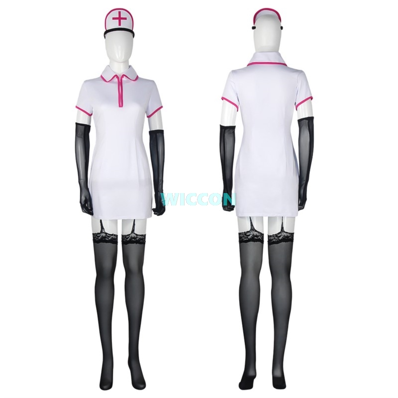 애니메이션 체인소맨 코스프레 의상 마키마 파워 섹시 간 - Anime Cosplay Nurse 리뷰 및 가격