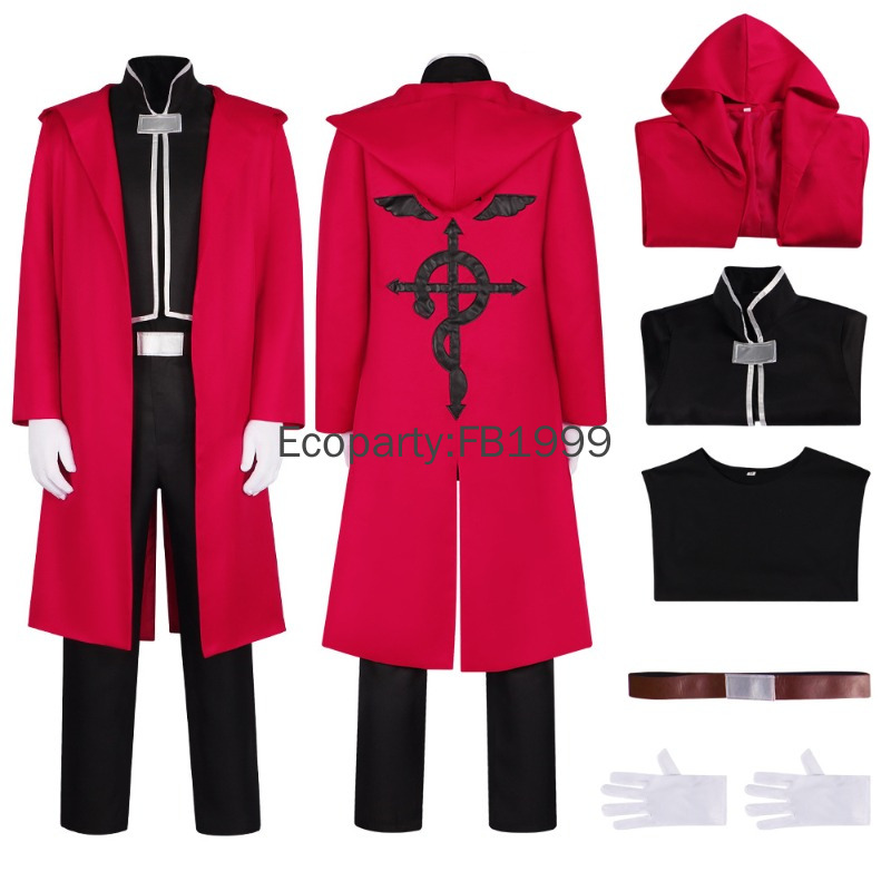 애니메이션 연금술사 에드워드 엘릭 코스프레 코스튬, 레 - Fullmetal Alchemist Coat 리뷰 및 가격
