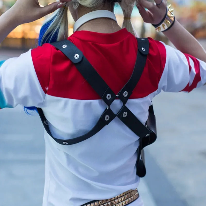 수이사이드 코스프레 애니메이션 할리 코스튬 퀸 프로즌  - Anime Harley Quinn Cosplay 리뷰 및 가격