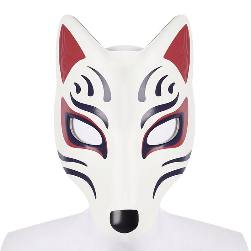 르쿨 할로윈 여우 가면 성인용 마스크 파티 소품 일본  - Anime Cosplay With Mask 리뷰 및 가격
