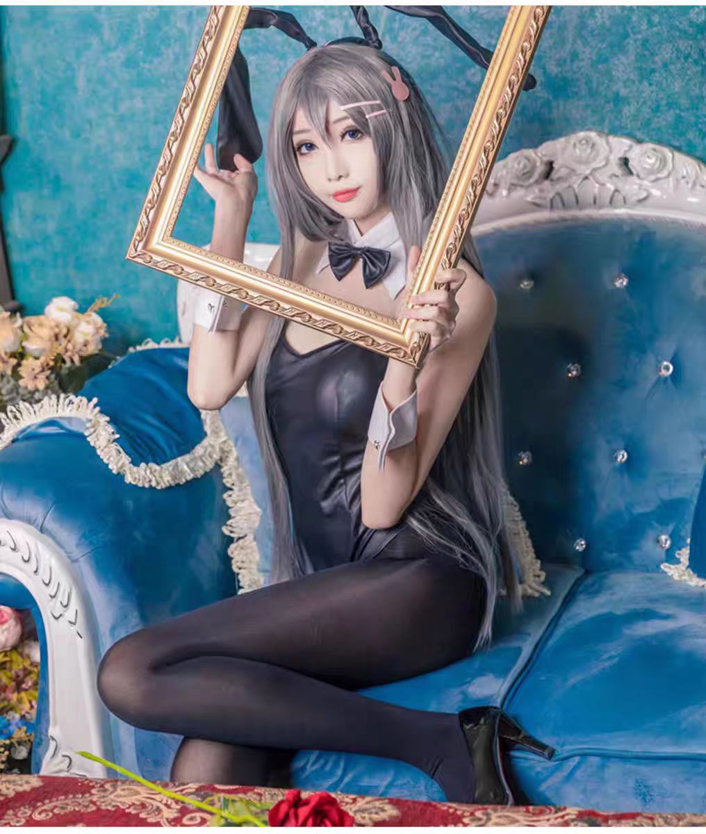 섹시한 버니걸 사쿠라지마 마이 코스프레 의상 점프수트  - Anime Cosplay Girls 리뷰 및 가격