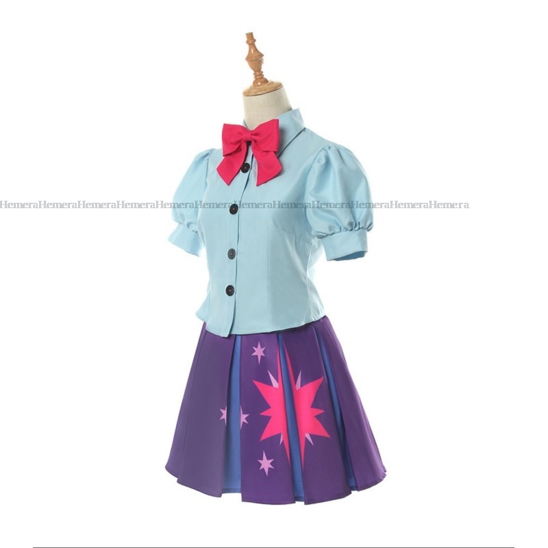 애니메이션 리틀 포니 황혼 스파클 코스프레 코스튬 가발 - Anime Cosplay Little Girl 리뷰 및 가격