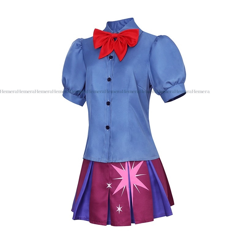 애니메이션 리틀 포니 황혼 스파클 코스프레 코스튬 가발 - Anime Cosplay Little Girl 리뷰 및 가격