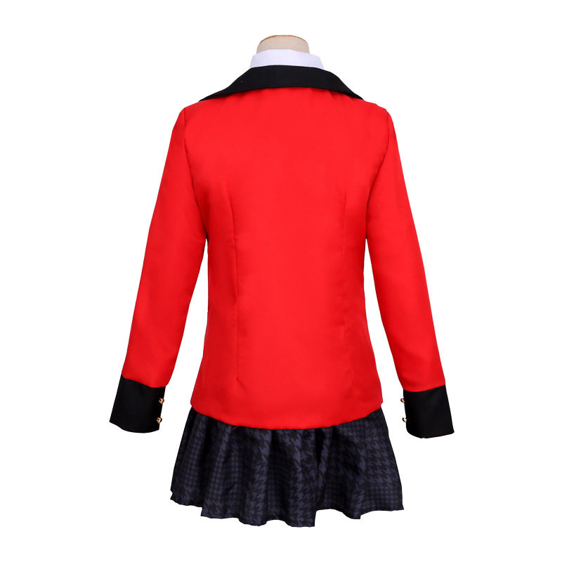 애니메이션 자바미 유메코 코스프레 의상 코트 셔츠 스커 - Anime Cosplay Yumeko 리뷰 및 가격