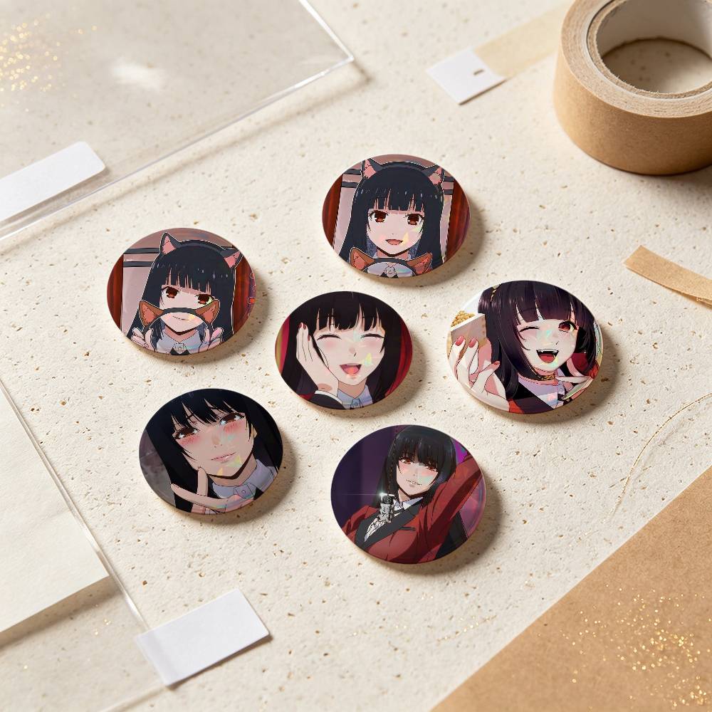 야메코 자바미 애니메이션 피규어 배지 25 32 44  - Anime Cosplay Yumeko 리뷰 및 가격