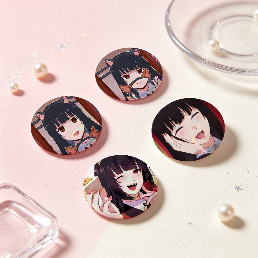 야메코 자바미 애니메이션 피규어 배지 25 32 44  - Anime Cosplay Yumeko 리뷰 및 가격