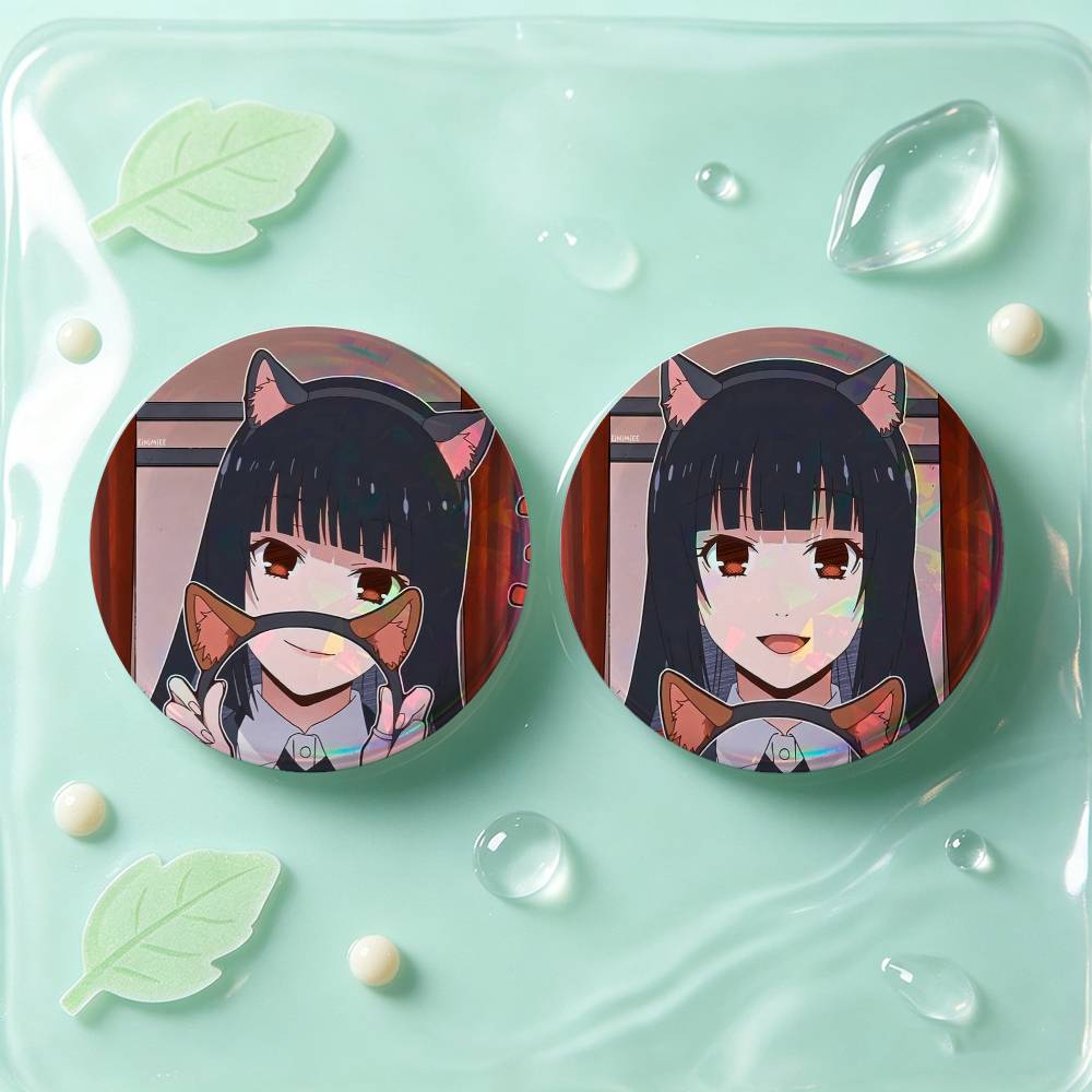 야메코 자바미 애니메이션 피규어 배지 25 32 44  - Anime Cosplay Yumeko 리뷰 및 가격