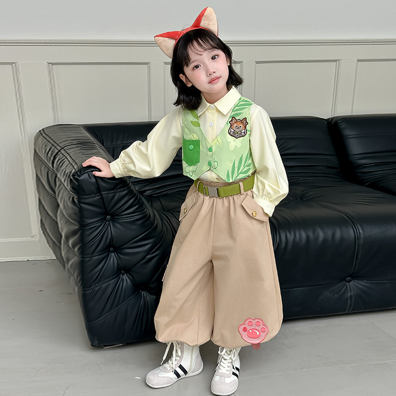 Zootopia 2 폭스 닉 코스프레 의상 닉 3CPS - Anime Cosplay Little Girl 리뷰 및 가격