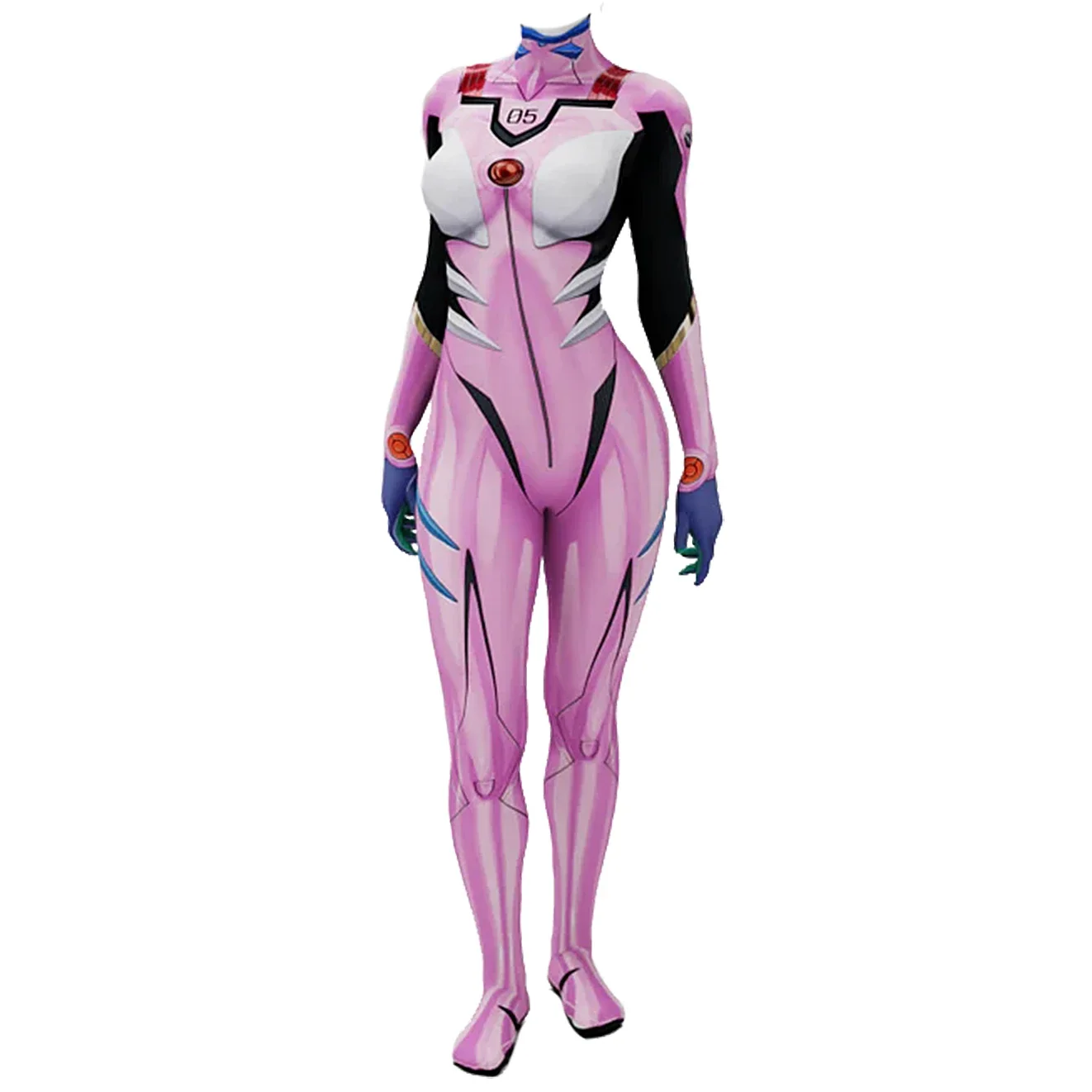 애니메이션 EVA 05 마키나미 코스프레 의상 슈퍼히어 - Anime Cosplay Girls 리뷰 및 가격