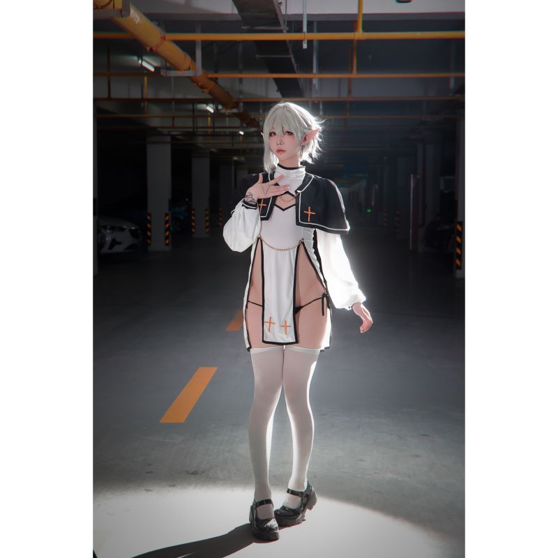 2025 오리지널 디자인 연옥 사제 코스프레 의상 수녀 - Anime Cosplay Nun 리뷰 및 가격