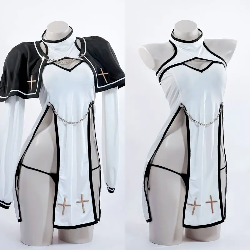2025 오리지널 디자인 연옥 사제 코스프레 의상 수녀 - Anime Cosplay Nun 리뷰 및 가격