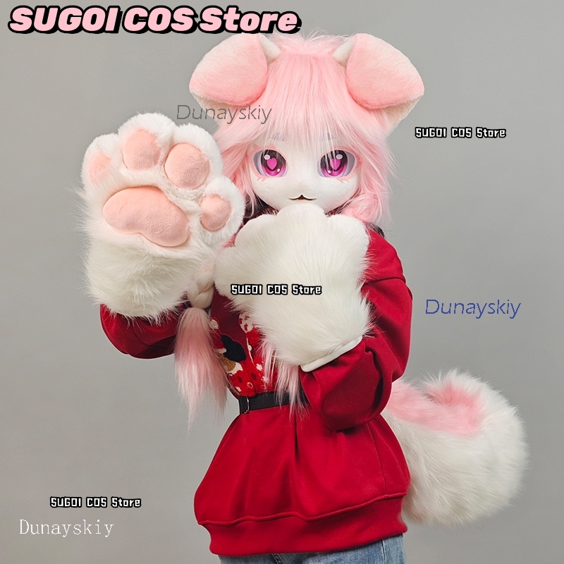 aBcSCS*퍼슈트 헤드 키구루미 귀여운 털 마스크 코 - Anime Cosplay With Mask 리뷰 및 가격