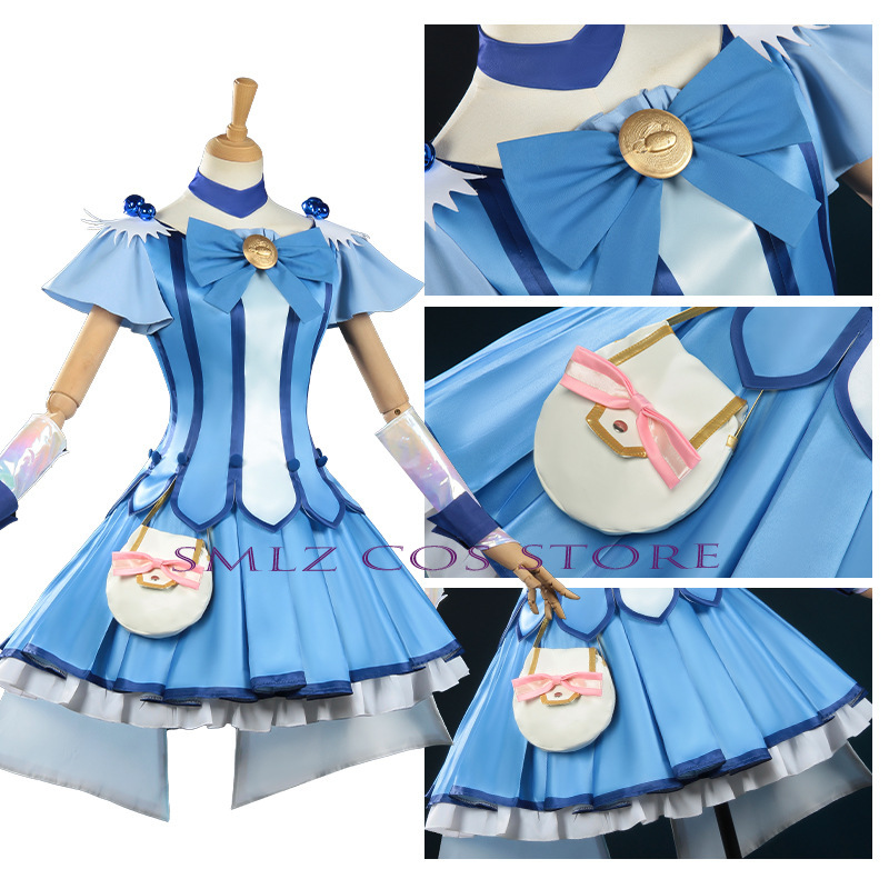 큐어 뷰티 코스프레 애니메이션 스마일 글리터 브리즈 큐 - Anime Cosplay Girl Costume 리뷰 및 가격