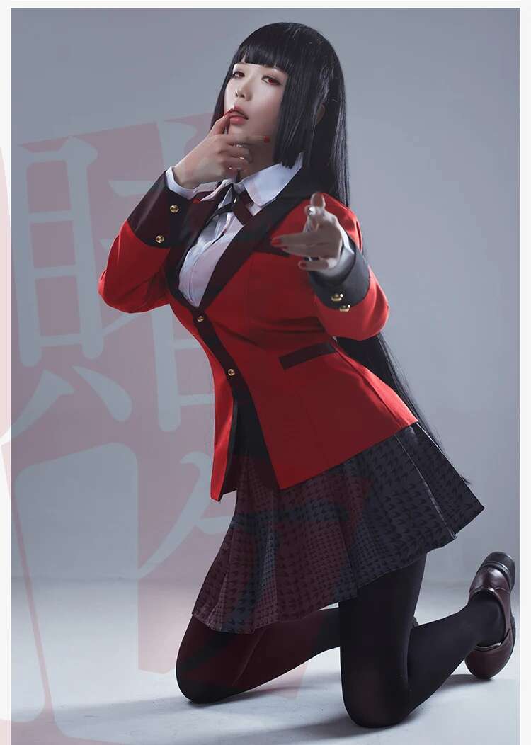 Anime Kakegurui Yumeko Jabami  - Anime Cosplay Yumeko 리뷰 및 가격