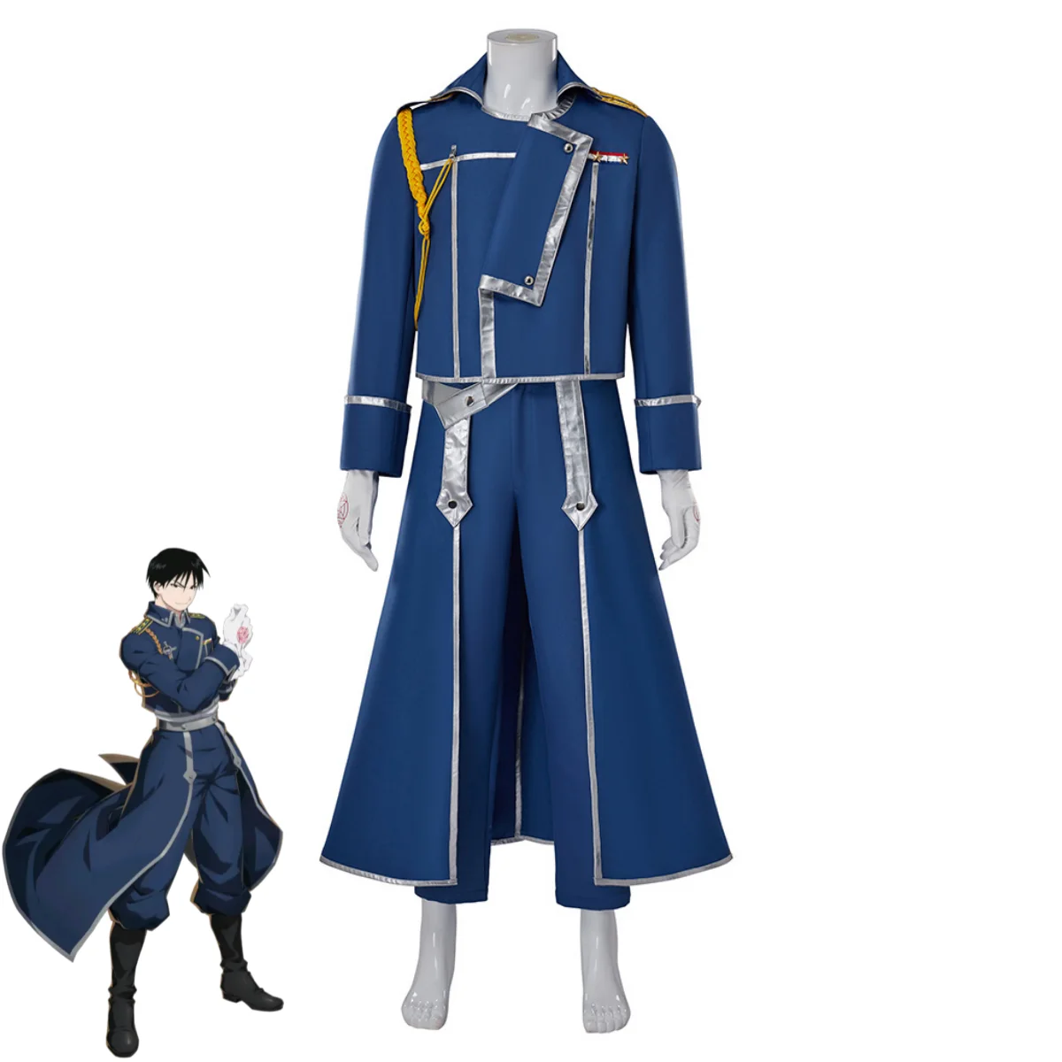 애니메이션 강철의 연금술사 로이 머스탱 코스프레 의상  - Fullmetal Alchemist Coat 리뷰 및 가격