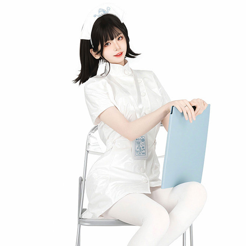 AniLV 애니메이션 고양이 의사 간호사 유니폼 PU  - Anime Cosplay Nurse 리뷰 및 가격
