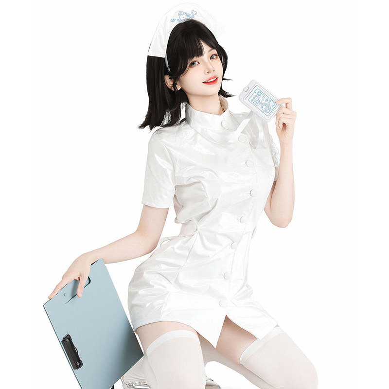 AniLV 애니메이션 고양이 의사 간호사 유니폼 PU  - Anime Cosplay Nurse 리뷰 및 가격