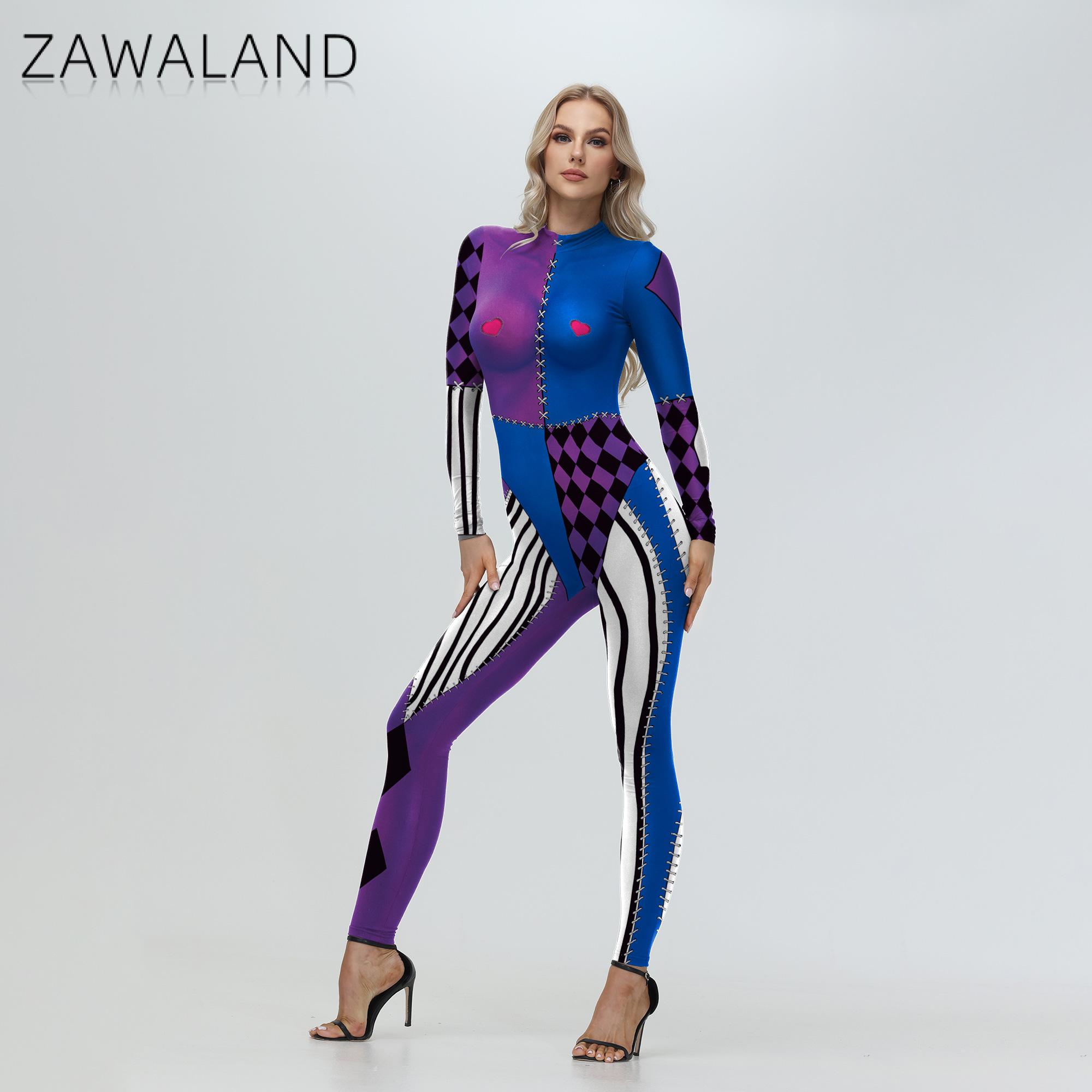 Zawaland Clown Harley 코스프레 의상  - Anime Harley Quinn Cosplay 리뷰 및 가격